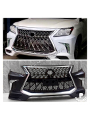 Бампер передний с решеткой и ПТФ Lexus LX 570 (12+)